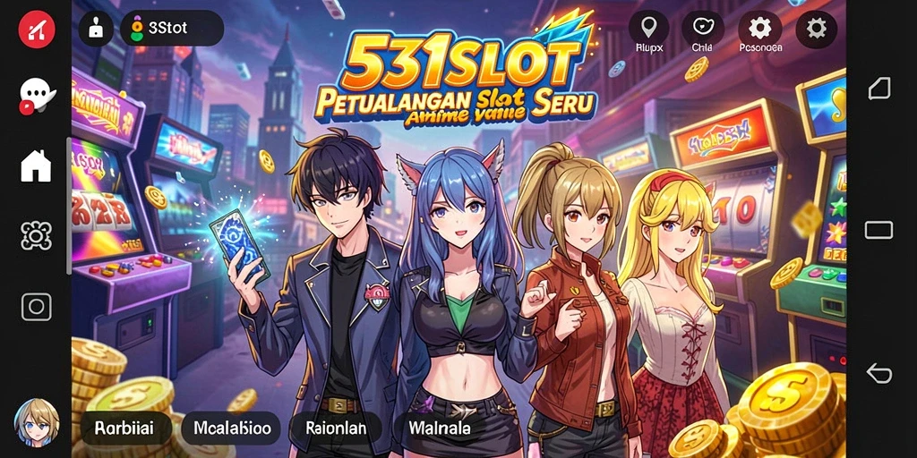 Gameplay seru 531SLOT dengan karakter anime yang menarik.