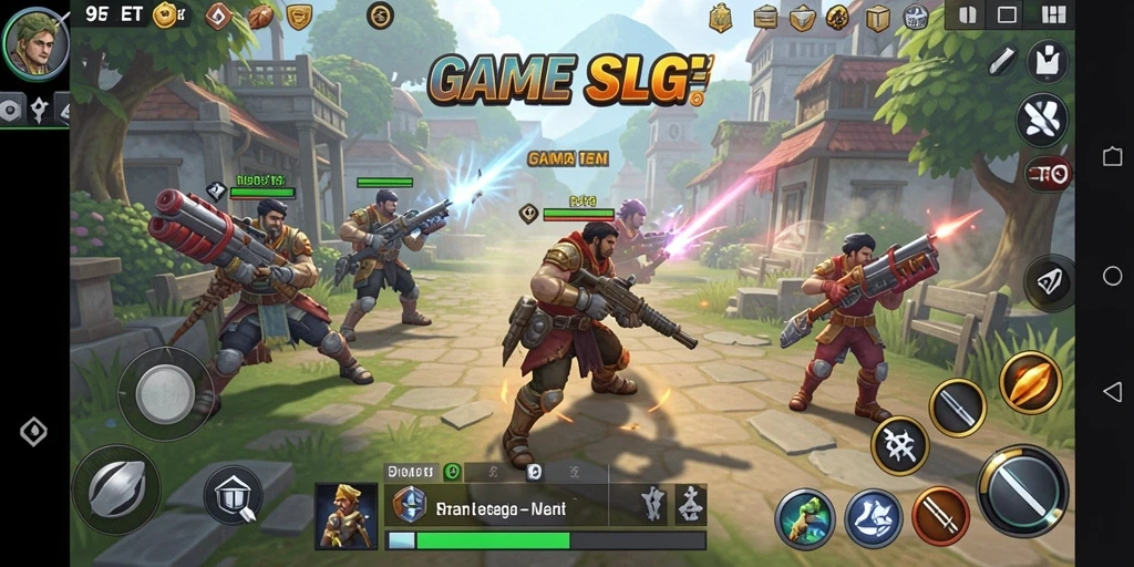 Tampilan gameplay seru dan strategis dalam 9ET.