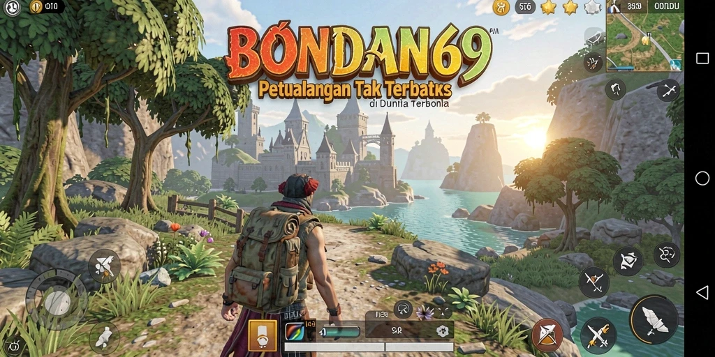 Screenshot utama dari gameplay Open World di BONDAN69.