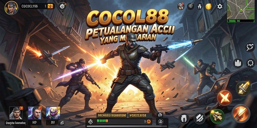 Gameplay seru COCOL88 dengan pertarungan mendebarkan.