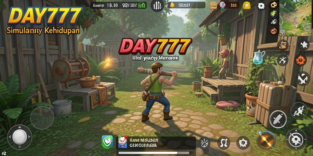 Tampilan gameplay DAY777 yang menawan dan interaktif.