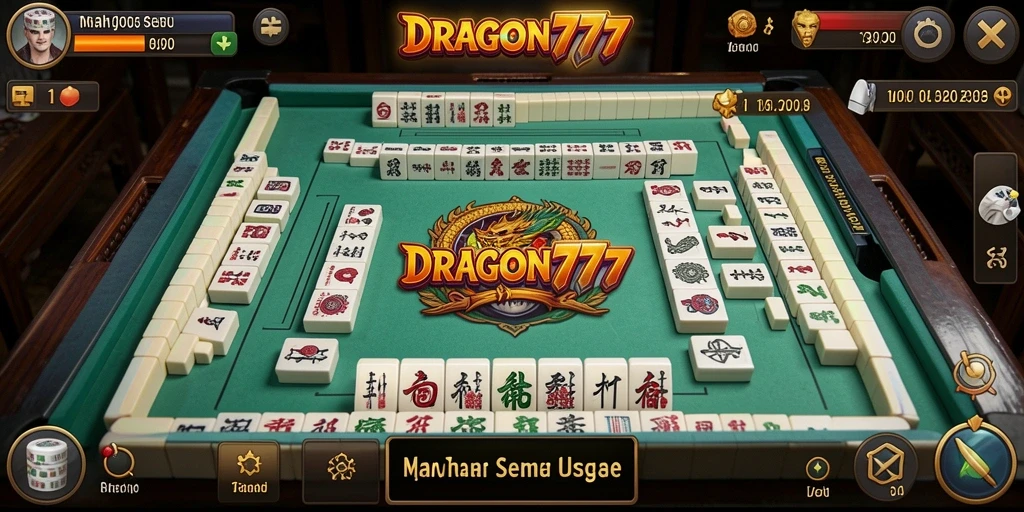 Tampilan menarik dari gameplay Mahjong di DRAGON777 yang melibatkan strategi dan keseruan.