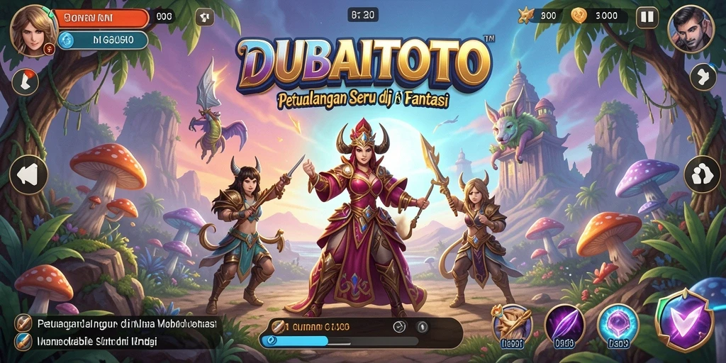 Screenshot dari gameplay DUBAITOTO menampilkan petualangan yang mendebarkan.