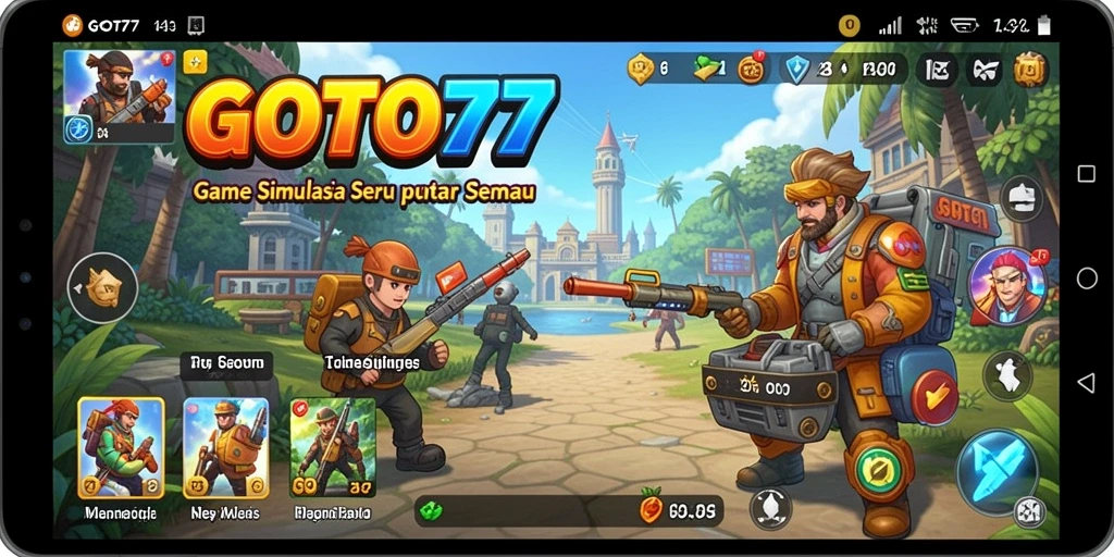 Tangkapan layar GOTO77 menampilkan gameplay simulasi yang menarik dan interaktif.