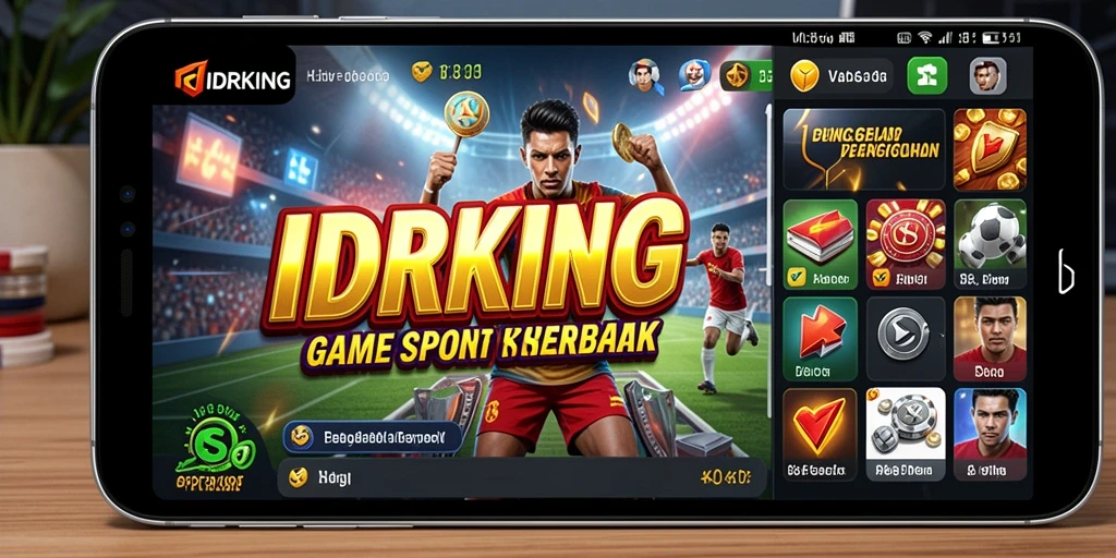Tampilan gameplay seru di aplikasi Sportsbook IDRKING
