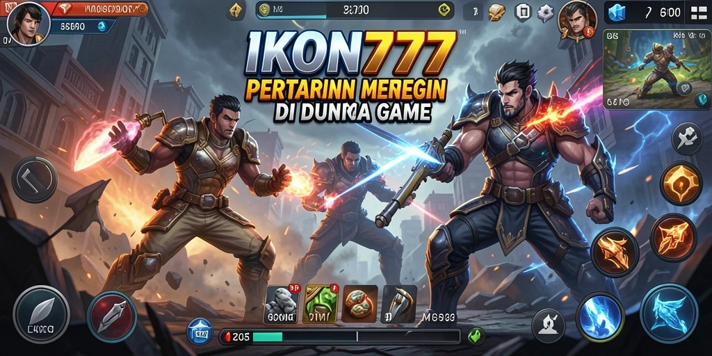 Gameplay menegangkan dengan aksi bertarung yang mendebarkan di IKON777.