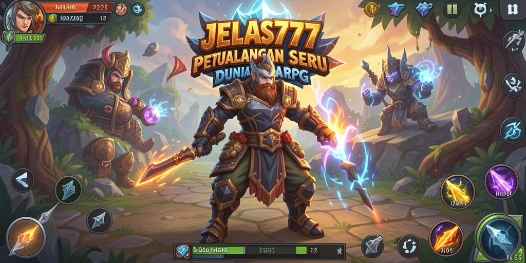 Gameplay JELAS777 menunjukkan aksi seru dan lingkungan yang kaya.
