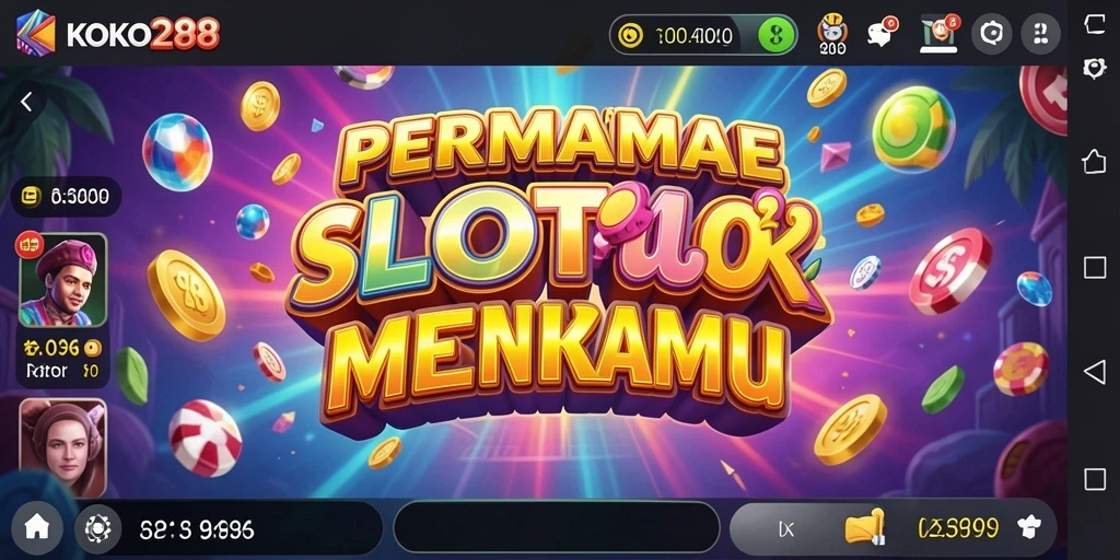 Screenshot gameplay KOKO288 menampilkan mesin slot yang menarik.