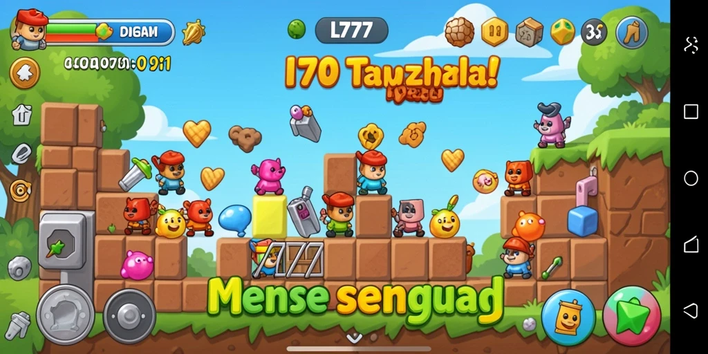 Tampilan gameplay L777 yang menantang dan interaktif.