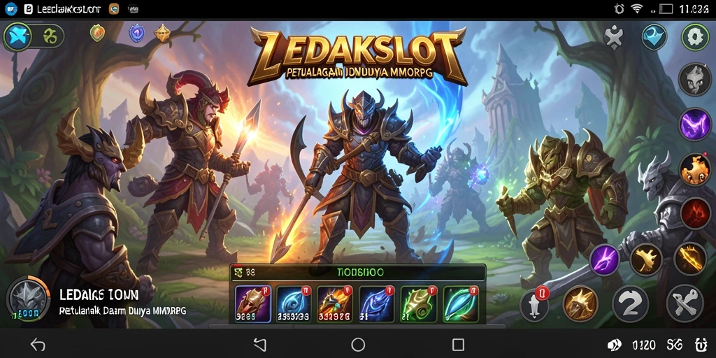 Tangkapan layar aksi gameplay seru di LEDAKSLOT dengan karakter yang berinteraksi.