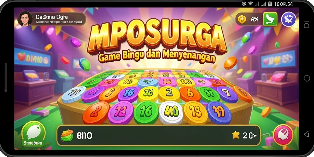 Tampilan gameplay Bingo yang mengasyikkan di MPOSURGA.