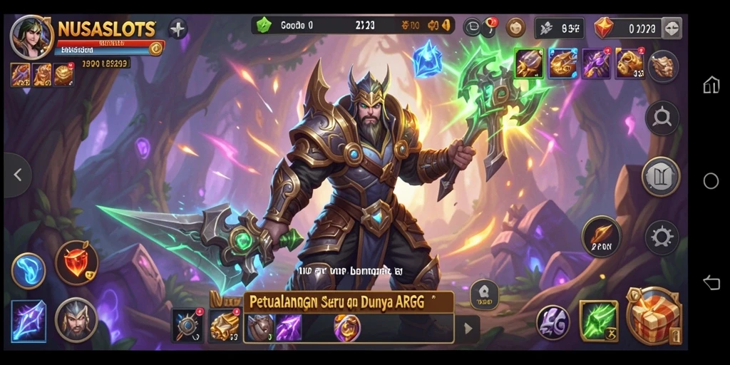 Tampilan gameplay NUSASLOTS yang seru dan menantang.
