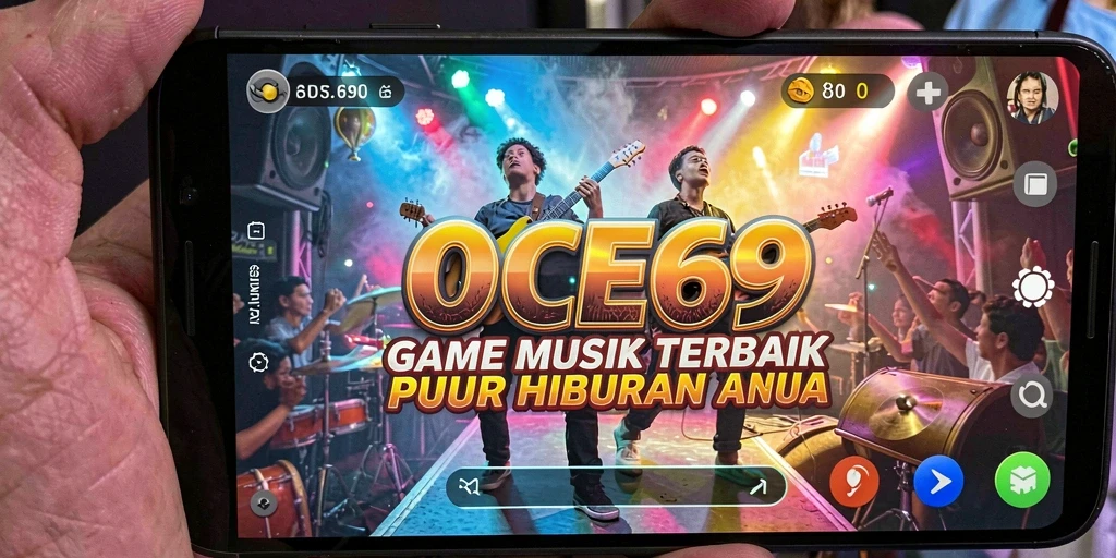 Screenshot OCE69 menampilkan gameplay penuh warna dan interaktif.