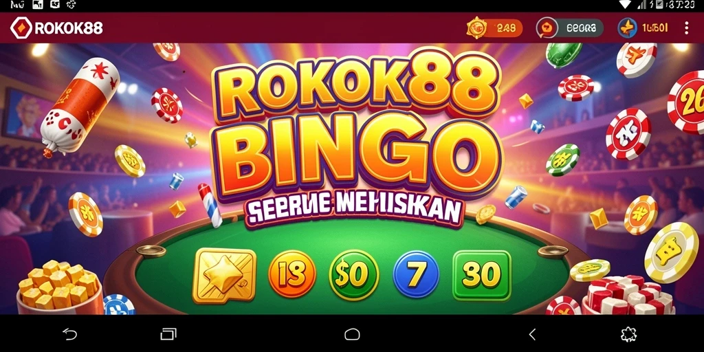 Tampilan gameplay Bingo yang menarik dan interaktif dalam ROKOK88.