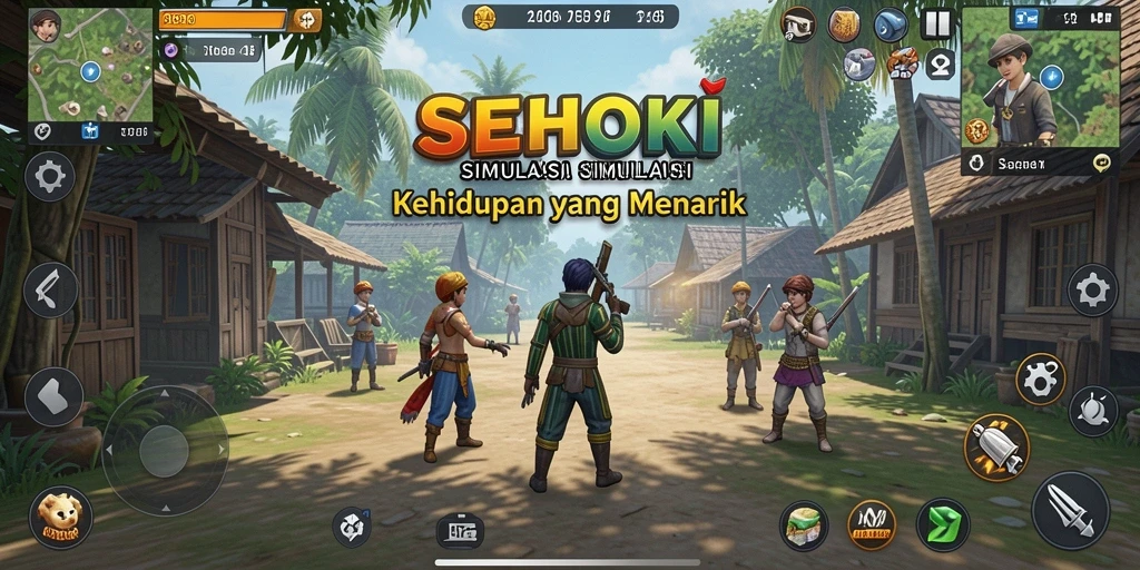 Tampilan gameplay SEHOKI yang menarik dan interaktif.