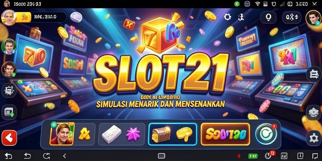 Tampilan menawan dari gameplay SLOT21 yang seru dan interaktif.