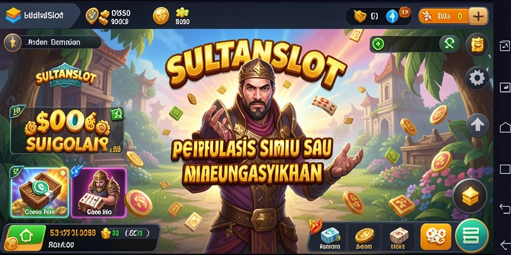 Tampilan gameplay SULTANSLOT yang menarik dan penuh warna.
