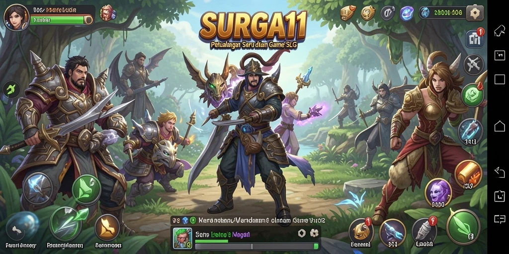 Tampilan gameplay menarik dari SURGA11 yang penuh strategi.