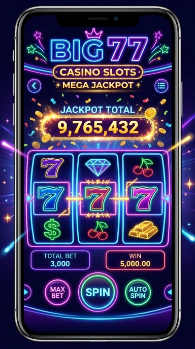 Screenshot proses pengunduhan aplikasi dari big77 yang cepat.